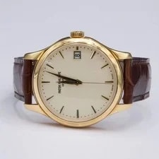 Patek Philippe Calatrava 5227J Ivory Dial 18K Yellow Gold Box Papers 4