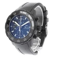 IWC — IWC Aquatimer Galapagos Island IW376705 44mm SS Black Dial Rubber Strap #C379 — Watch — resale