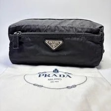 Auth Prada Triangle Logo 3