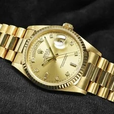 Rolex Day-Date 18238 Gold Case Size 36mm X 36mm 2