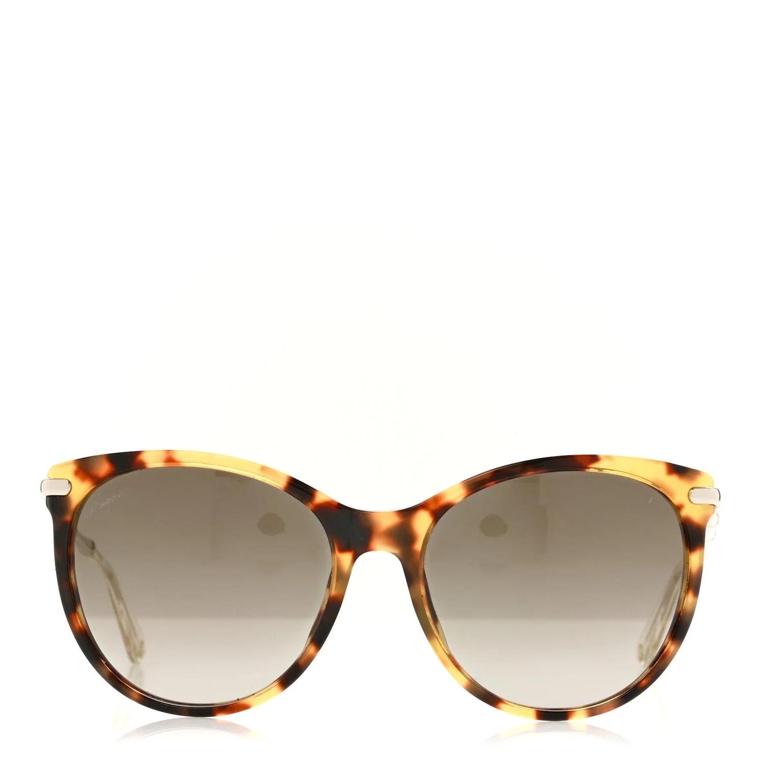 Bamboo Cat Eye GG Sunglasses Tortoise 2