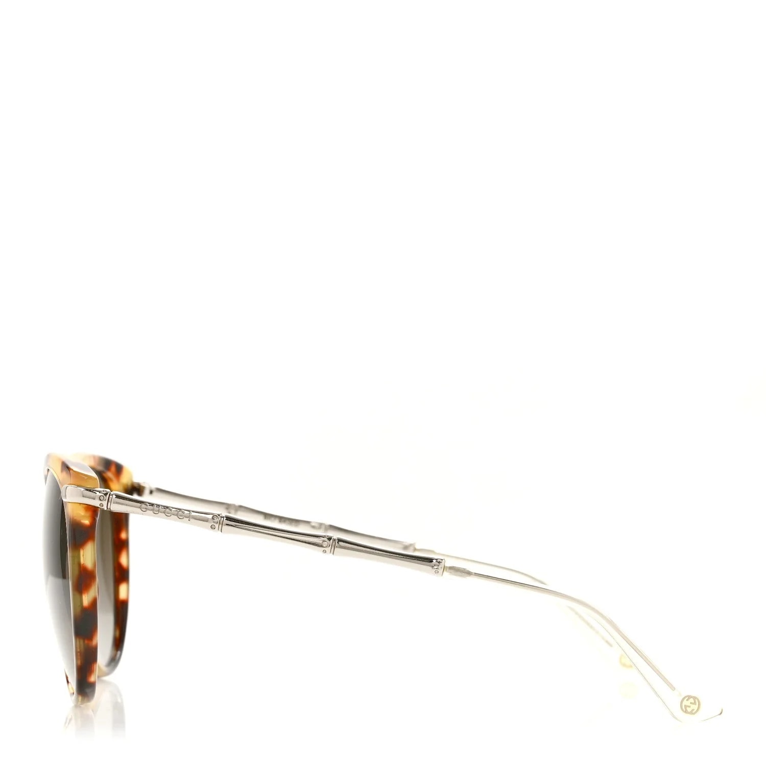 Bamboo Cat Eye GG Sunglasses Tortoise 3