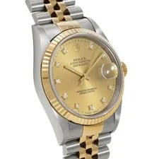 Rolex Datejust 16233G 36mm Stainless Steel Champagne #WW1622 3