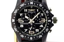 Breitling Endurance Pro X82310 Quartz Black Dial Plastic Rubber Band Excellent 2