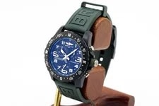 Breitling Endurance Pro X82310 Quartz Black Dial Plastic Rubber Band Excellent 3