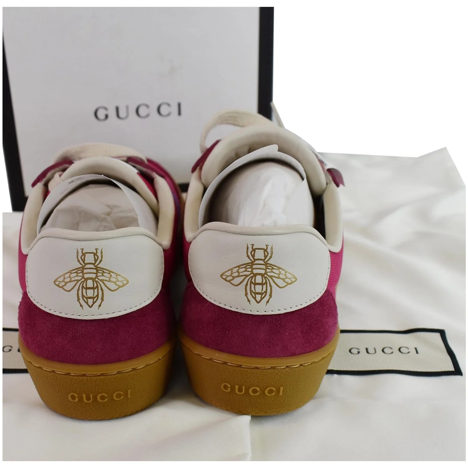 Gucci Web GG Bee Low Top 525292 US 4