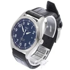 IWC Pilot Mark Xviii IW327001 40mm SS Black Dial Automatic Date #C4675 2