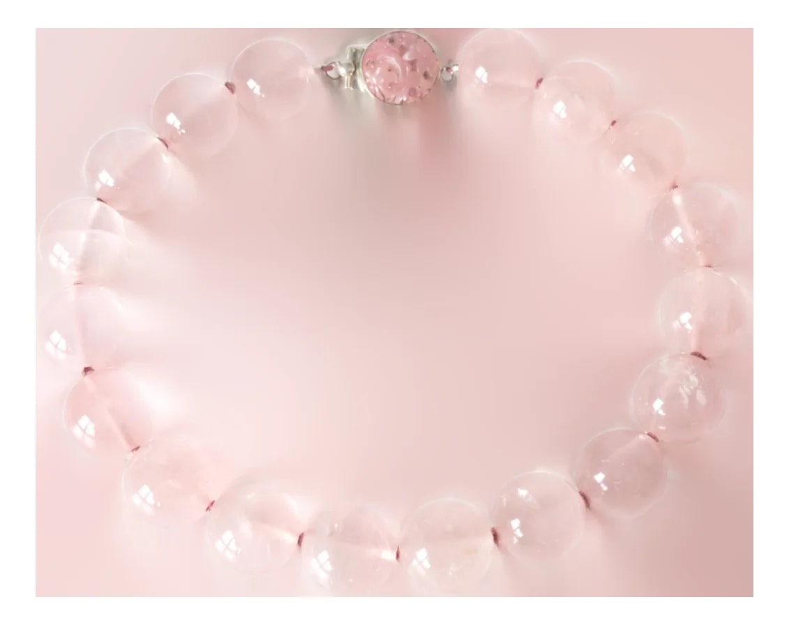 Madagascar Ice Quartz 22.5 Round Beads — Jewelry — resale