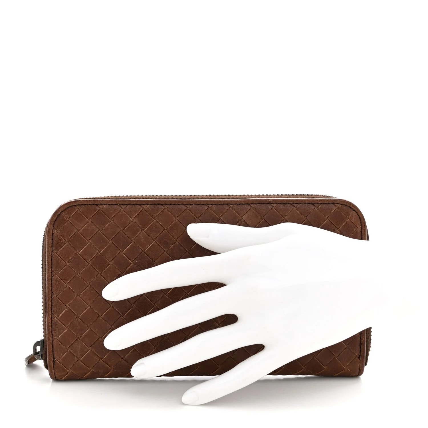 Intrecciato Zip Around Wallet 2