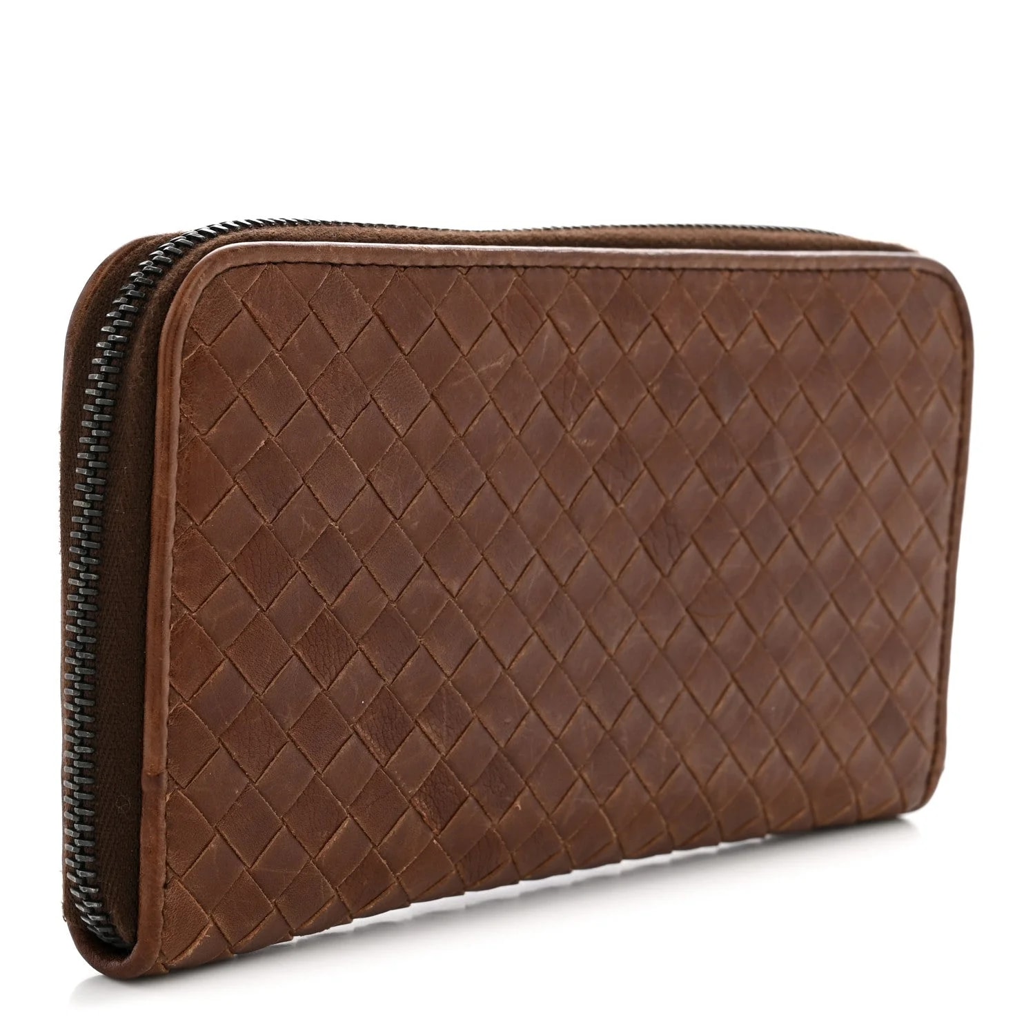 Intrecciato Zip Around Wallet 3