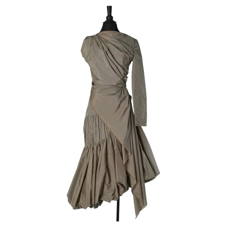 Backless Draped and Asymmetrical Top and Ballon Skirt Ensemble Aimee Joyce — Clothing — resale