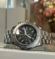 Breitling Super Avenger Chronograph Automatic Stainless Steel Black With Box 2