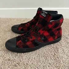 Converse Woolrich 10.5 12.5 Buffalo Plaid 3