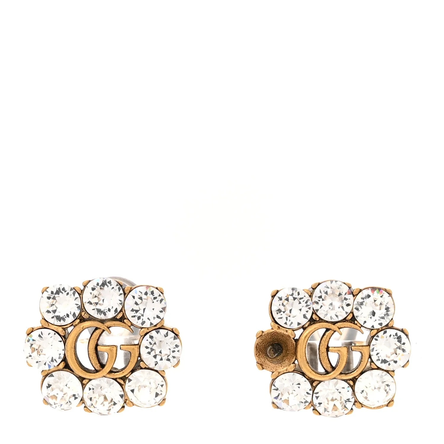 Gucci — Metal Double G Clip on Aged — Jewelry — resale