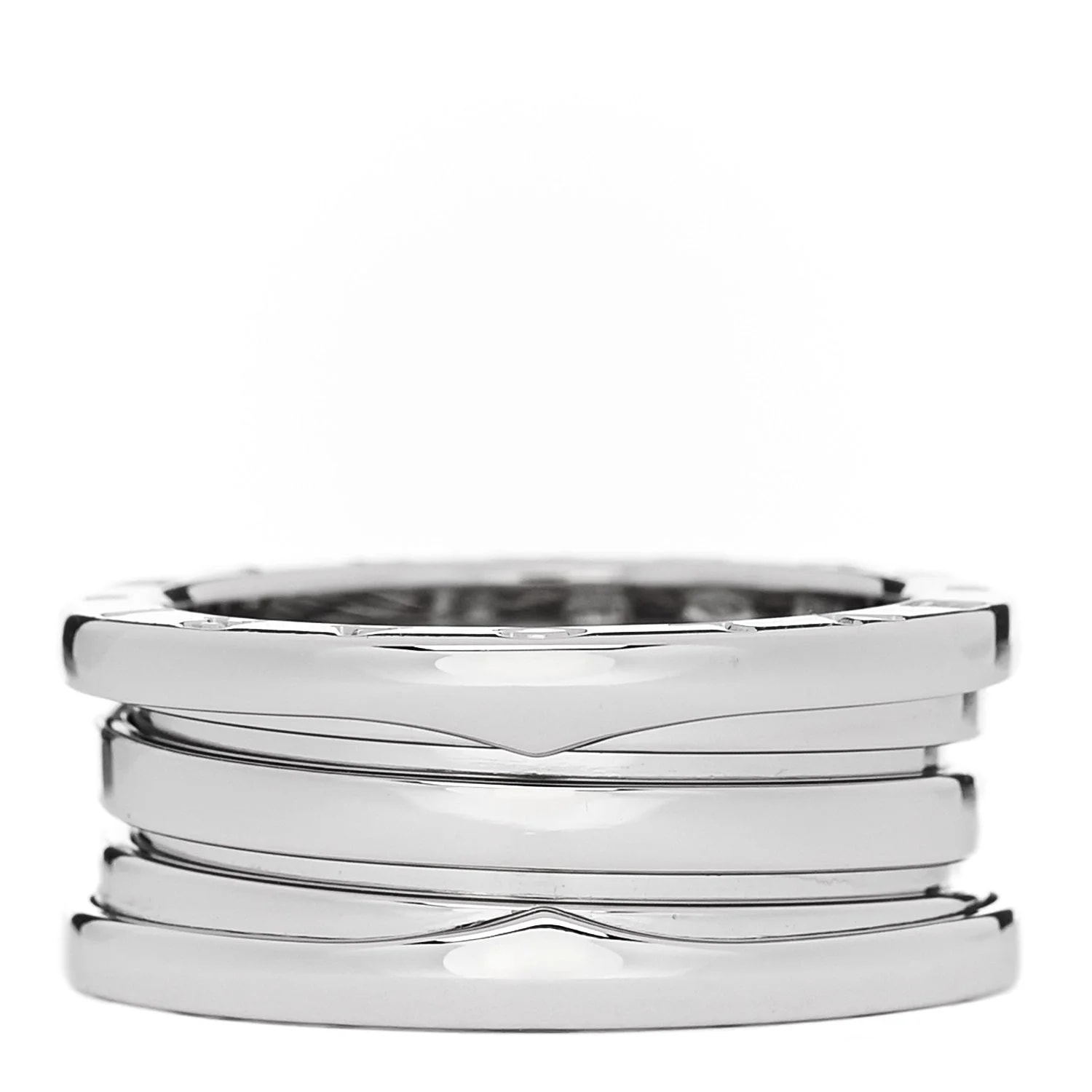 Bulgari — 18K White Gold B.Zero1 Two-Band 54 6.75 — Jewelry — resale