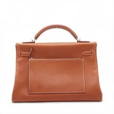 Hermès Kelly42 le Tournay Faubourg Fauve Metal Fittings W: 2 2