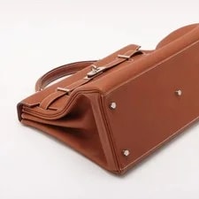 Hermès Kelly42 le Tournay Faubourg Fauve Metal Fittings W: 2 4