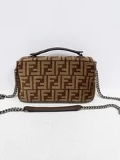 Authentic Pre‑owned Fendi Baguette Tapestry Fabric 2