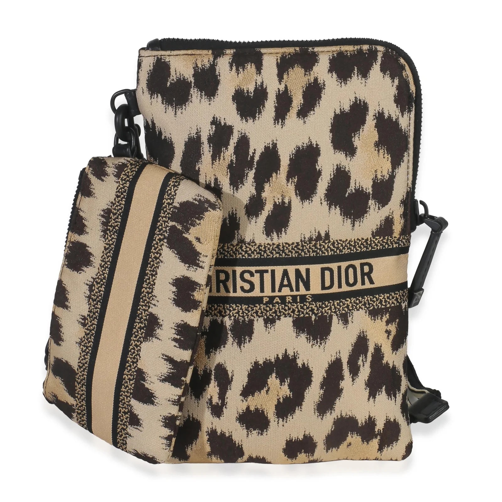 Dior — Christian Dior Leopard Technical Fabric DiorTravel Set — Handbag — resale