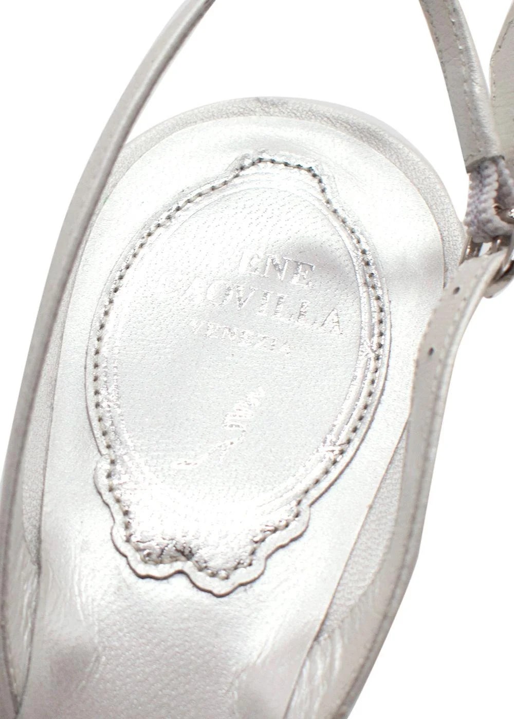 Rene Caovilla Embellished Cinderella 75 Slingbacks 3