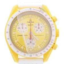 Omega — Omega Speedmaster Mission To the Sun Quartz , Yellow/White, 42mm, From — Watch — resale