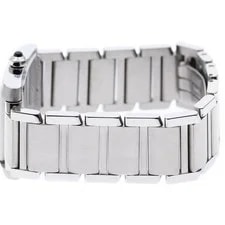 Cartier Tank Française MM WSTA0005 25mm SS Beige #C4029 3