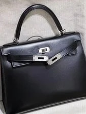 Hermes Kelly 28 89 Box Calf PHW No Receipt Auth 4