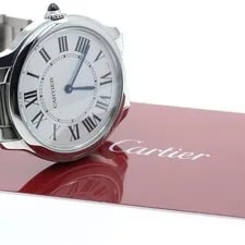 Cartier — Cartier Ronde Must DE WSRN0034 36MM SS Quartz Silver Dial #C333 — Watch — resale