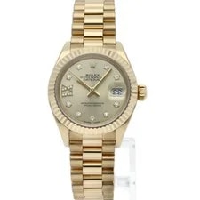 Rolex Datejust 28 279178G Yellow Gold 28mm Champagne Dial Automatic #LPW244 2