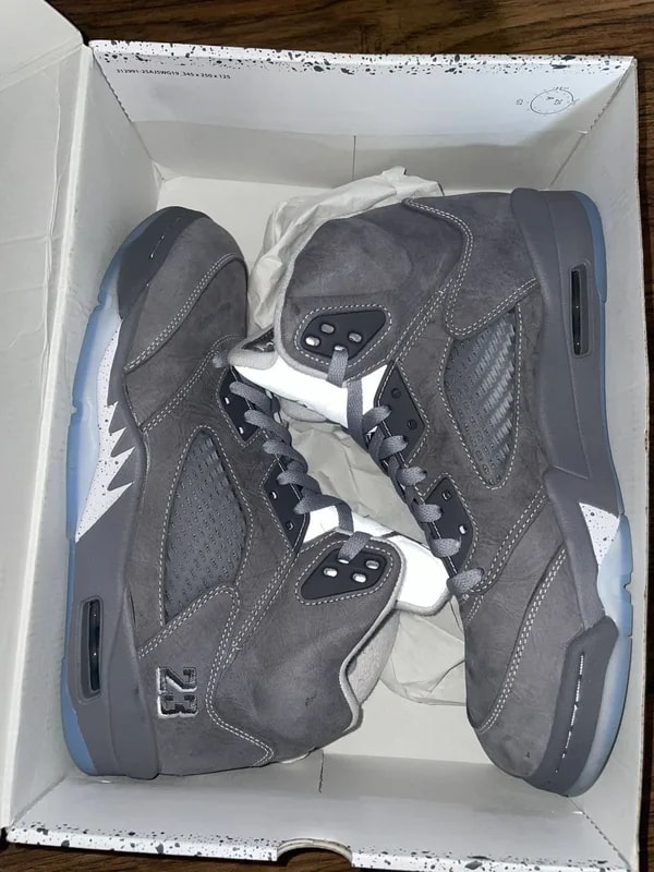 Jordan — Jordan 5 Wolf — Designer Shoe — resale