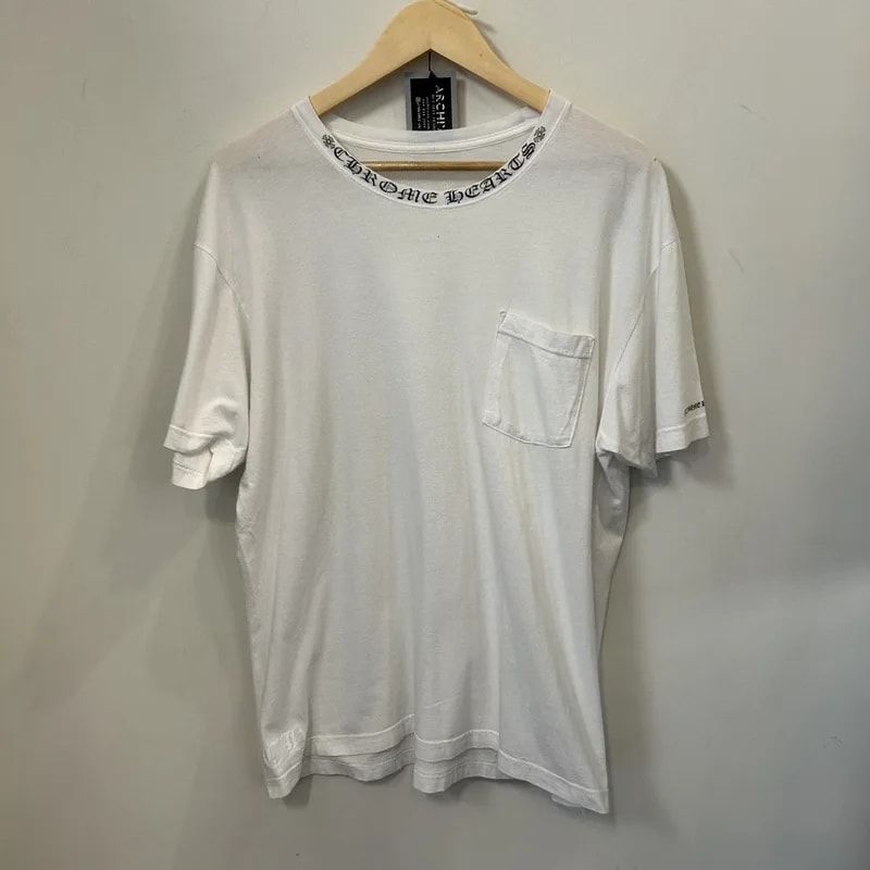 Chrome Hearts — Hearts Neck Logo Tee — streetwear — resale