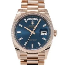 Rolex — Rolex Day-Date 36 128235A Blue Green/diamond 718404 — Watch — resale