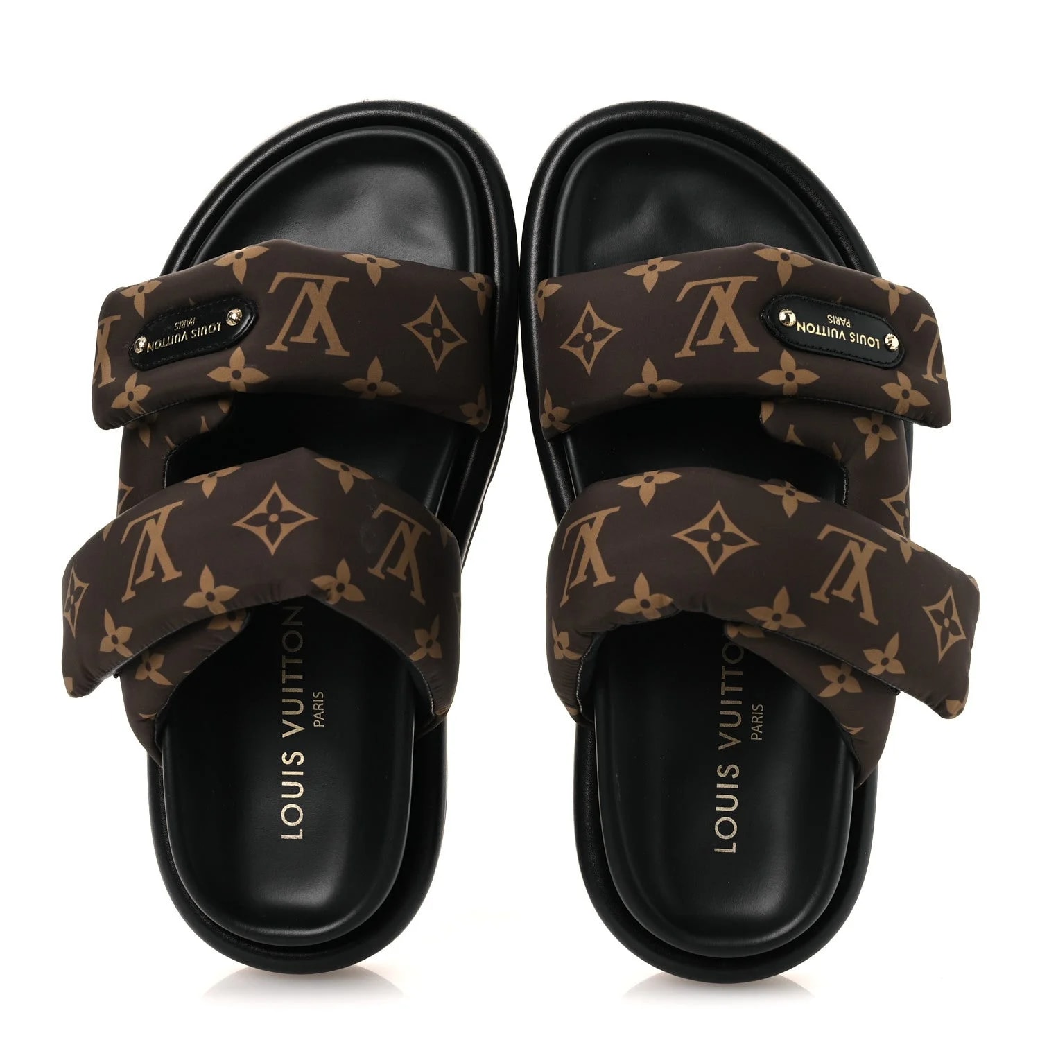 LV Pool Pillow Comfort Mule 37 Cacao 2