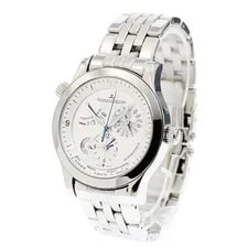 Jaeger-LeCoultre — Jaeger-lecoultre Master Geographic 147.8.57.S/Q1508420 38mm SS Silver #C1843 — Watch — resale