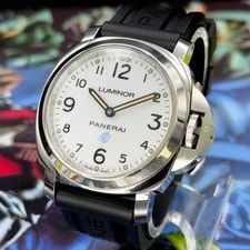 Panerai Luminor Base Logo PAM 00775 44mm White Dial Complete Set With Extras 2