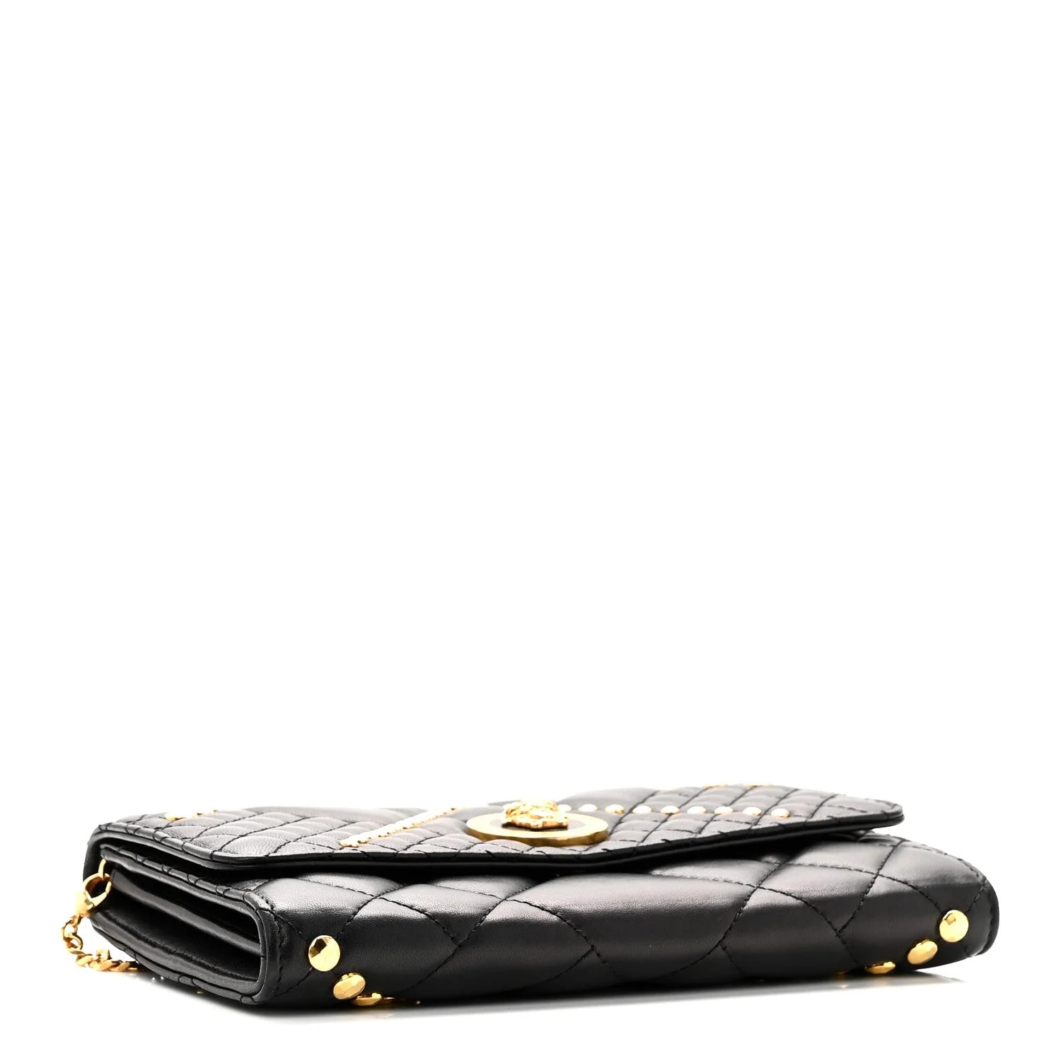 Studded Medusa Wallet on Chain Crossbody 4
