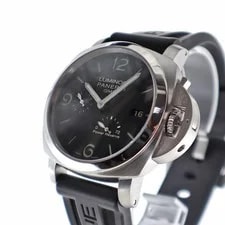 Panerai O. PAM00321 Luminor 1950 44mm SS GMT Automatic Box Papers #KN284 2
