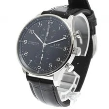 IWC — IWC Portugieser IW371438 41mm SS Black Dial Automatic #C3641 — Watch — resale