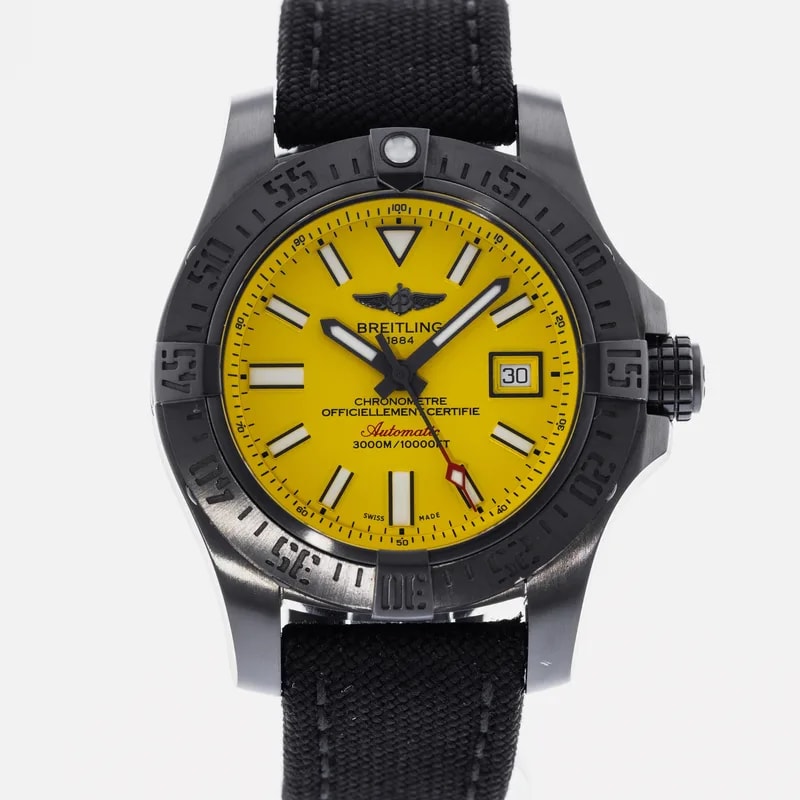Breitling — Breitling Avenger II Seawolf Cobra Yellow Limited Edition M17331 — Watch — resale