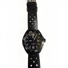 TAG Heuer Formula 1 41mm Black Dial Automatic Date Rubber Strap 200m 2