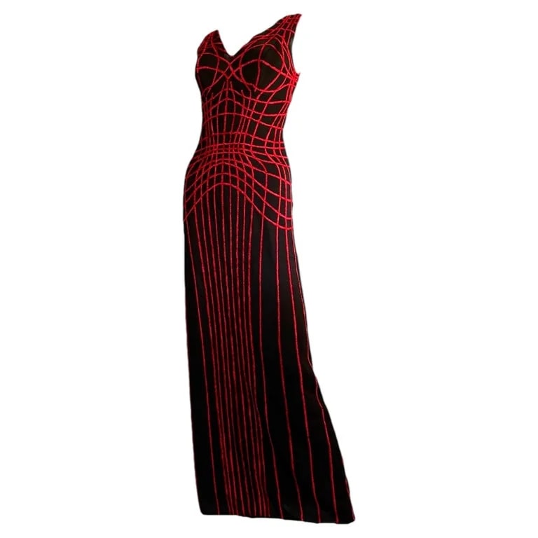 Thierry Mugler, Thierry Mugler Couture — Thierry Mugler Couture Archival Spider Dress — "Les Fauves" Collection — Clothing — resale