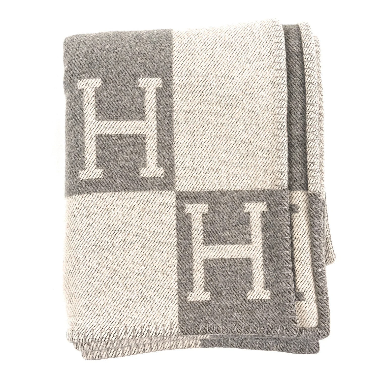 Hermès — Avalon Blanket Perle Fonce — Accessory — resale