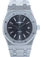Audemars Piguet Royal Oak Black 39mm Steel 15300ST Date Box 2
