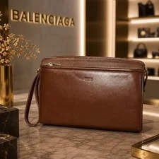 Balenciaga — Authentic Balenciaga BB-Print /Wristlet — Handbag — resale