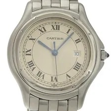 Cartier — Cartier Panthere Cougar LM Date Beige Dial Quartz Watch_947247 — Watch — resale