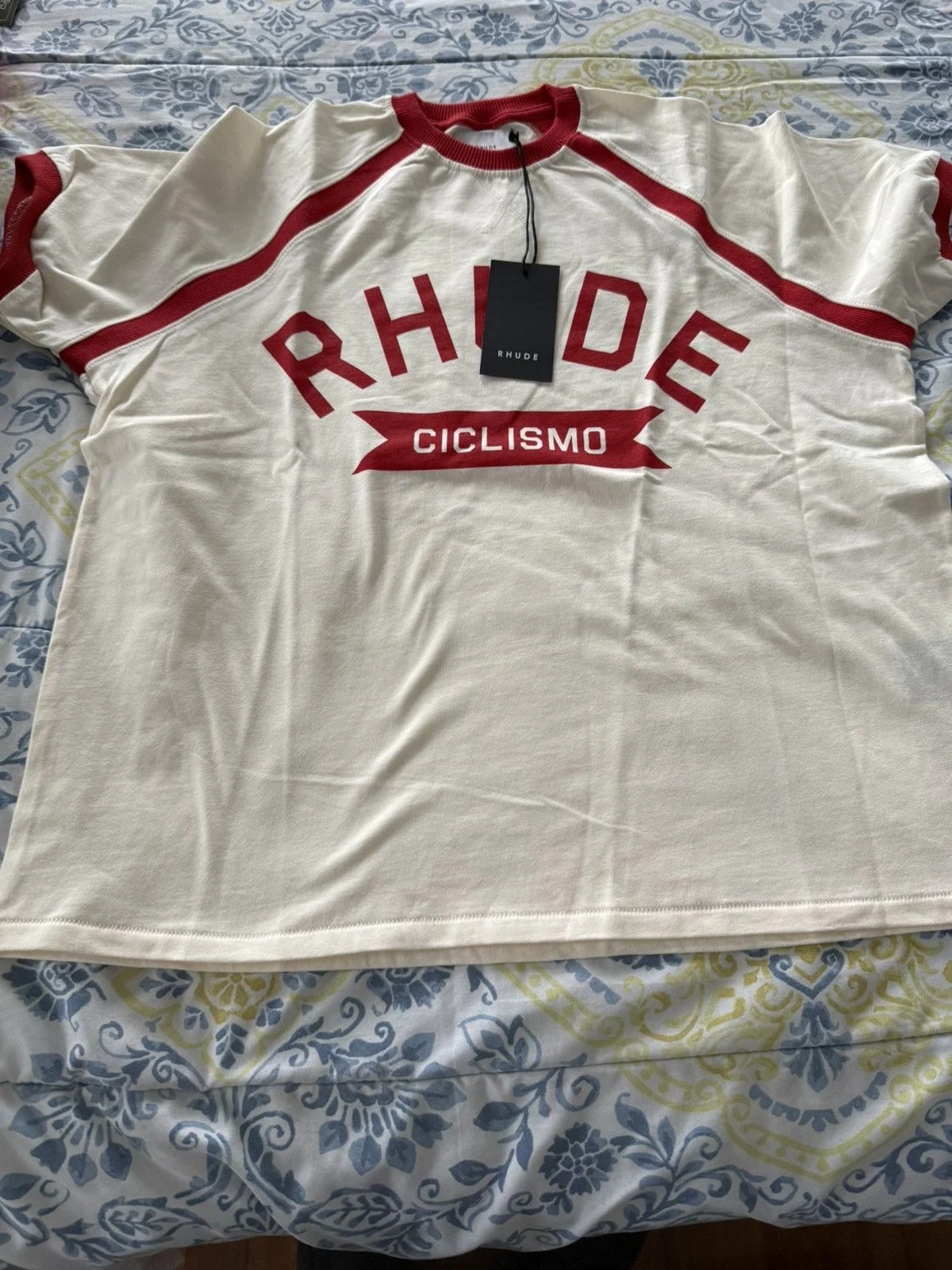 Rhude — Rhude Ciclismo ’S T Shirt Short Sleeve — streetwear — resale