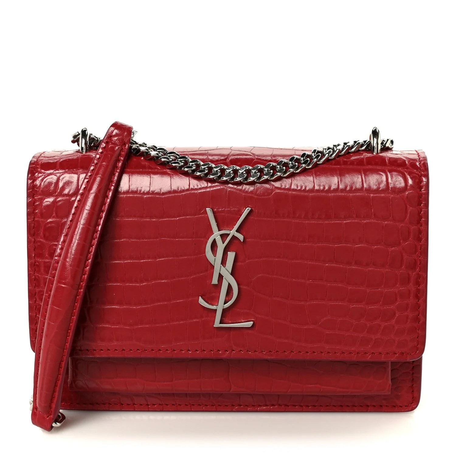 Saint Laurent — Embossed Medium Sunset New — Accessory — resale