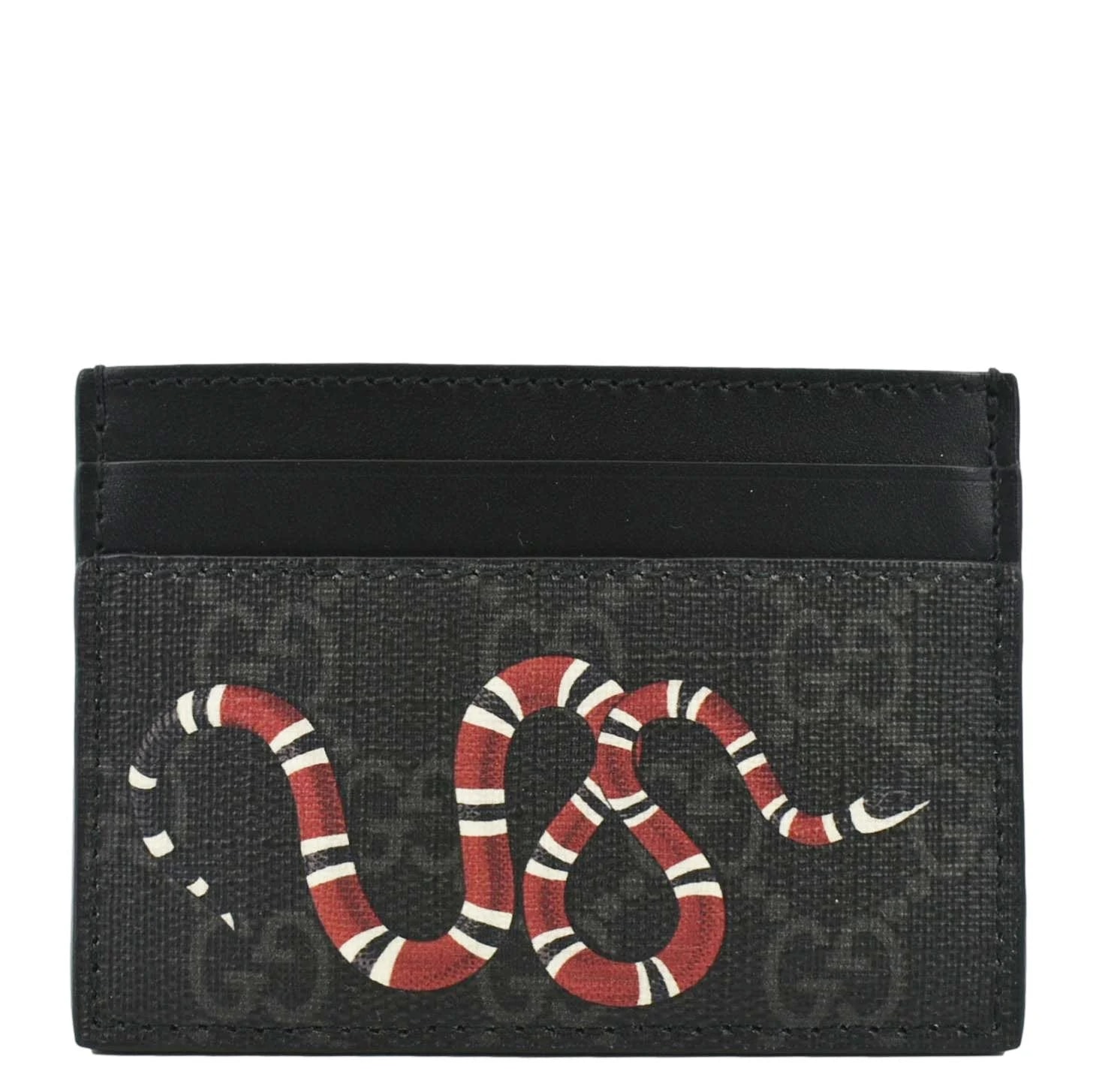 Gucci — Gucci Kingsnake Print Card Case 451277 — Accessory — resale