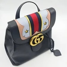 Gucci GG Marmont Heart & Star Backpack Chain USA 4