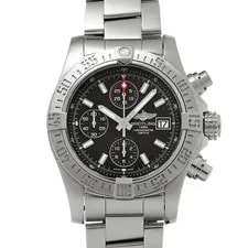 Breitling — Breitling Super Avenger II A1338111/BC32 Black Stainless Steel Automatic #W2610 — Watch — resale